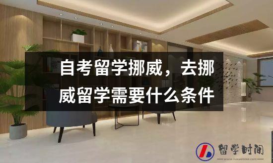 自考留学挪威，去挪威留学需要什么条件