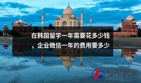 在韩国留学一年需要花多少钱，企业微信一年的费用要多少