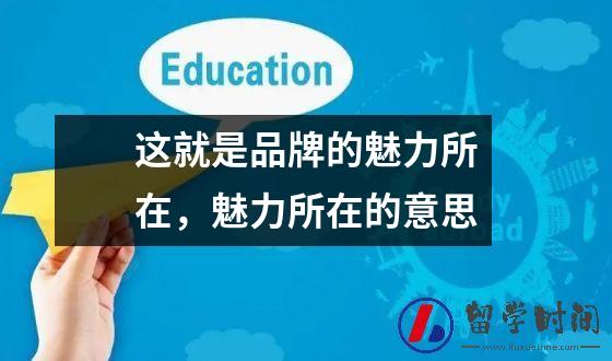 这就是品牌的魅力所在，魅力所在的意思