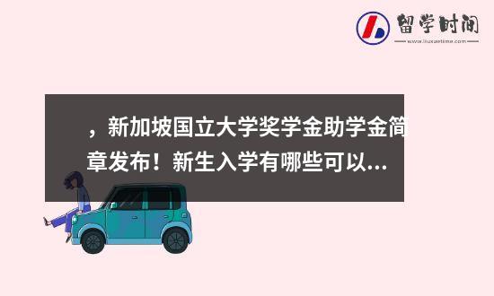 ，新加坡国立大学奖学金助学金简章发布！新生入学有哪些可以申请呢